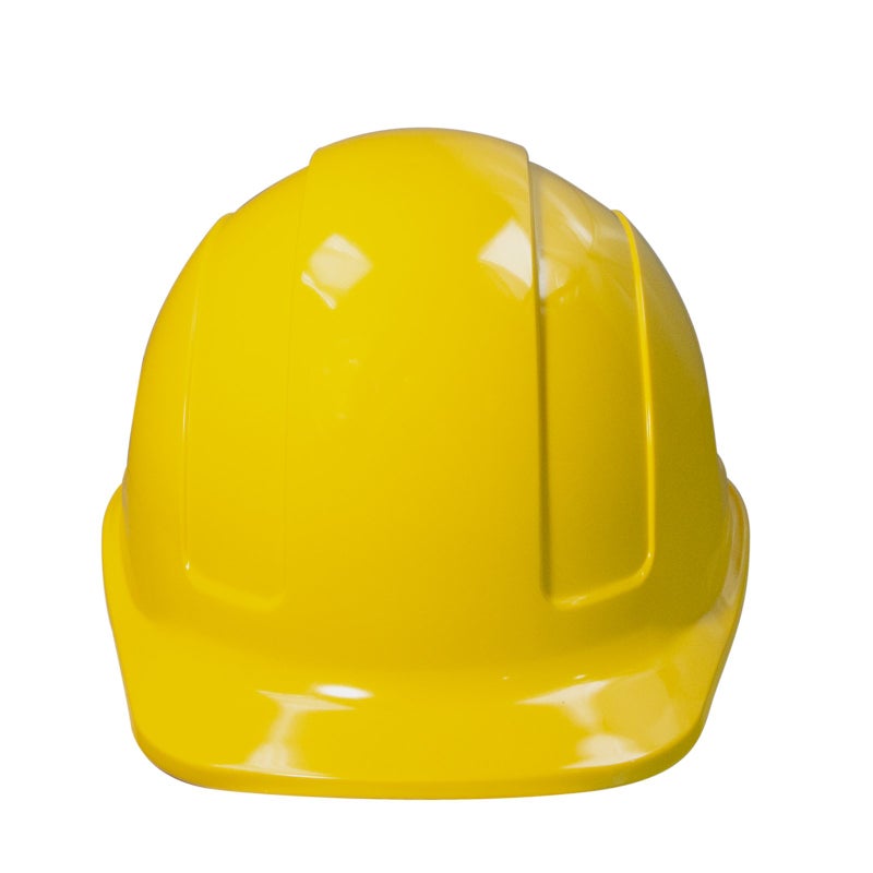 JORESTECH خوذة أمان جوريستيك صفراء من HDPE بتصميم قبعة مع نظام تعليق قابل للتعديل بـ 4 نقاط للعمل، المنزل، وحماية الرأس العامة متوافقة مع ANSI Z89.1-14 HHAT-01 - Image 1
